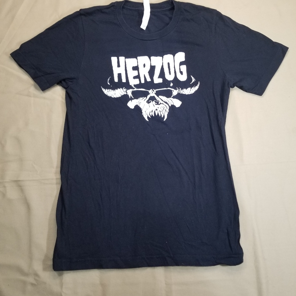 Herzog Music Group Rock White Image Graphic Tee Shirt